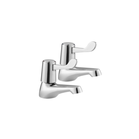 Vitality 3" Lever Bath Filler Taps - Chrome