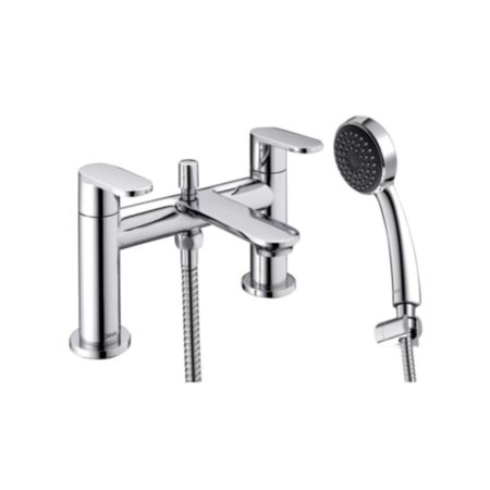 Hudson Bath Shower Mixer Tap Set - Chrome