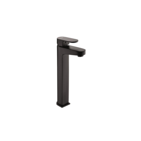 Amio Tall Bathroom Basin Mixer Tap - Matte Black