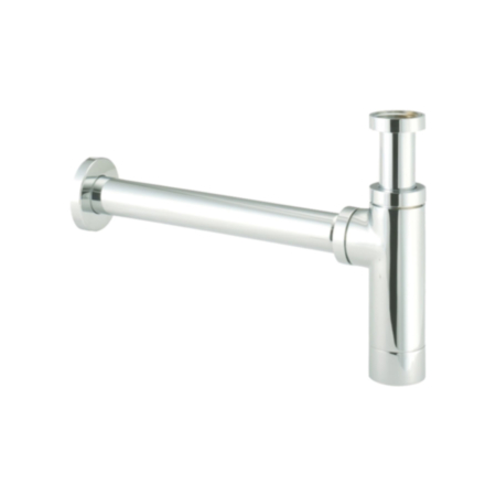 1 1/4" Bottle Trap With 300Mm Wall Extension - Chrome