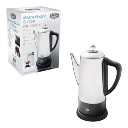 1.8L Electric Coffee Percolator - Stainless Steel