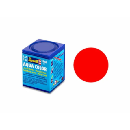 Revell Matt "Luminous Orange" (RAL 2005)Aqua Color - 18ml