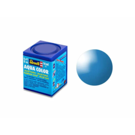 Revell Gloss "Light Blue" (RAL 5012) Aqua Color - 18ml