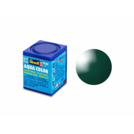 Revell Gloss "Sea/Moss Green" (RAL 6005)Aqua Color - 18ml