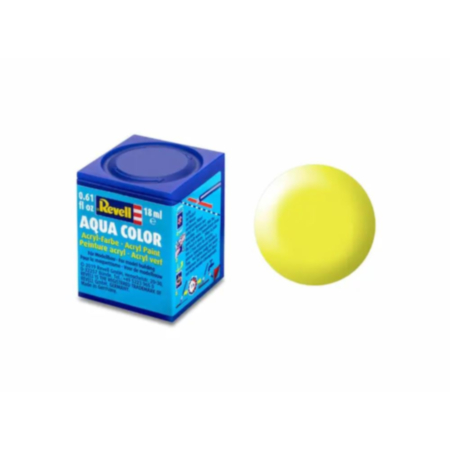 Revell Silk "Lum. Yellow" (RAL 1026) Aqua Color - 18ml