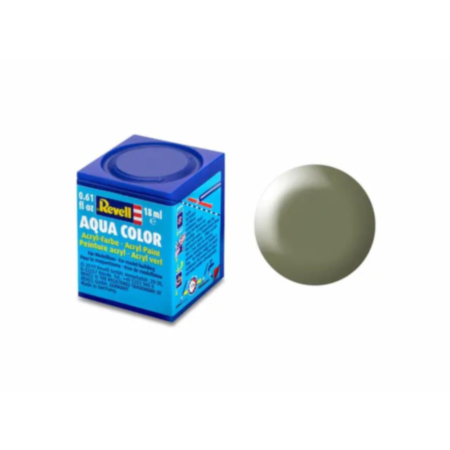 Revell Silk "Greyish Green" (RAL 6013) Aqua Color - 18ml