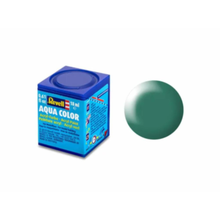 Revell Silk "Patina Green" (RAL 6000) Aqua Color - 18ml