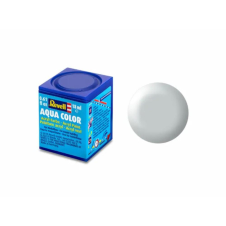Revell Silk "Light Grey"(RAL 7035)Aqua Color Acrylic 18ml