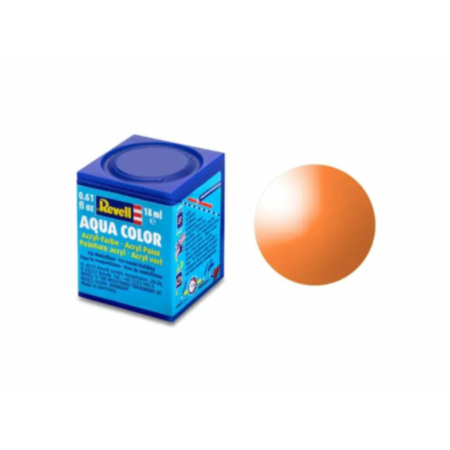 Revell "Clear Orange" Aqua Color Acrylic - 18ml