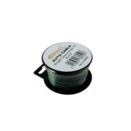 Black Single Core Auto Cable 9/0.30 7m