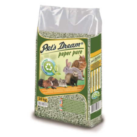 Pet's Dream Paper Pure Cat/Small Animal Litter 10L
