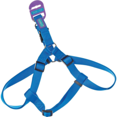 Dog & Co - Nylon Blue Harness - 3/4" x 30" (1.9 x 76cm