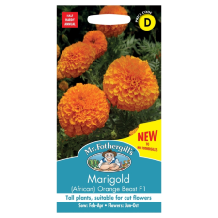 Marigold Orange Beast F1 Seeds