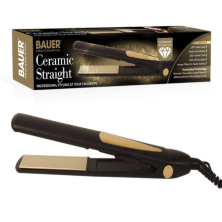 Bauer 38840 Hair Straightener - Black/Gold