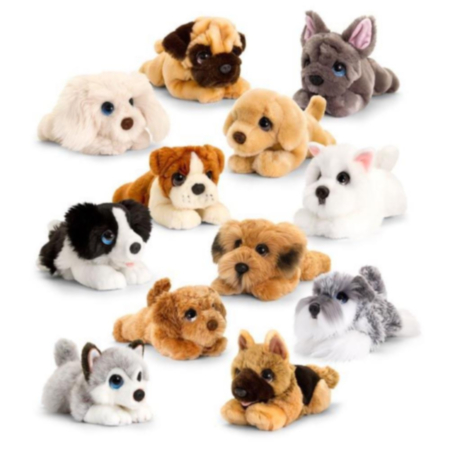 Keel Toys Signature Cuddle Puppy 12 Assorted - 25cm