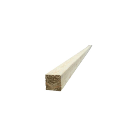 Sawn Tanalised Fencing Rail - 38mm x 38mm x 3.6m