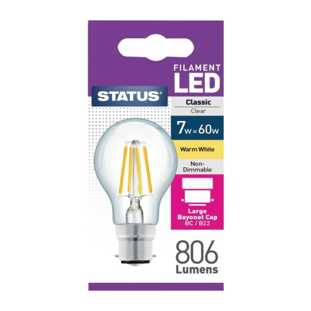 Status 60w Filament LED Bulb