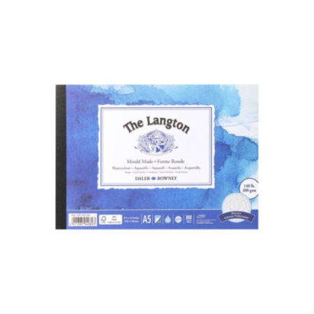Daler-Rowney Langton Cold Pressed Watercolour Pad 300gsm A5