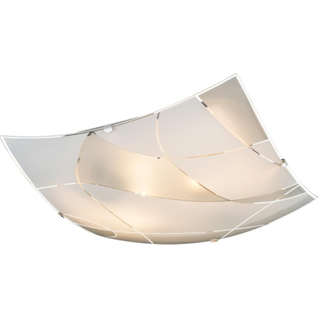 Paranja Glass Stained White Ceiling Light