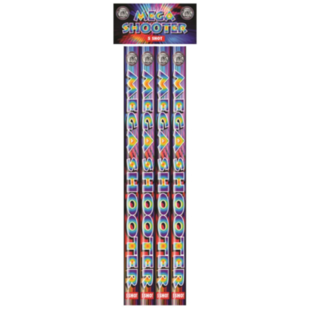 Bb Mega Shooter 5 Shot 4Pk