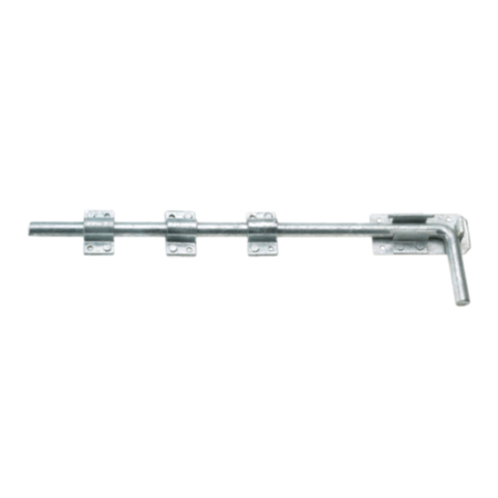 Garage Door Bolt Round 18"X5/8" Galvanised