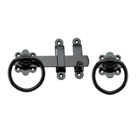 Ring Gate Latch 6" Black