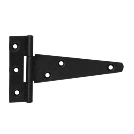 Light Tee Hinge 8" Japanned