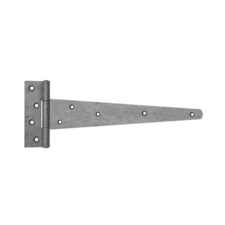 Weighty Tee Hinge Galvanised 14" (Pair)