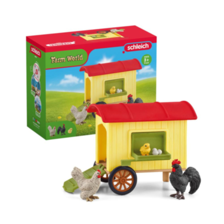 Schleich Mobile Chicken Coop Figurine