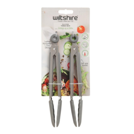 Wiltshire Mini Silicone Tongs Set Of 2