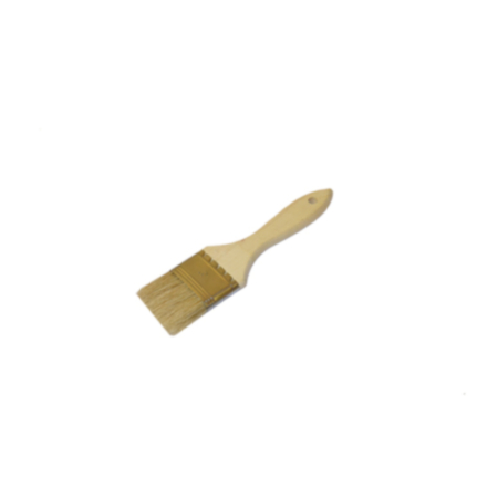 White Bristle Wood Handle 1.5"
