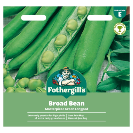 Fothergill's™ Broad Bean Masterpiece Green Longpod Seeds
