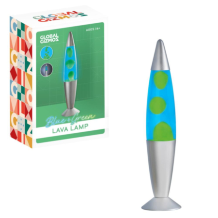 Global Gizmos 16" Blue & Green Lava Lamp