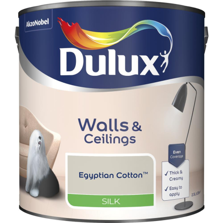Dulux Silk Egyptian Cotton Paint 2.5L