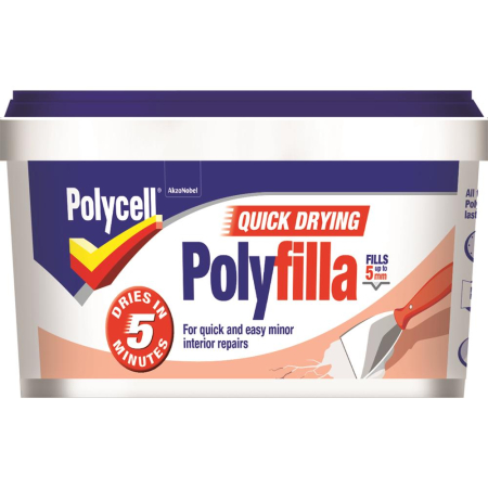 Polycell Quick Drying Polyfilla Tub 500gm