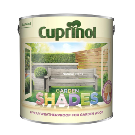 Cuprinol Garden Shades Natural Stone 2.5L Paint