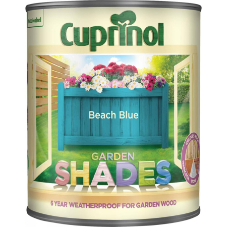Cuprinol Garden Shades Beach Blue 1L Paint