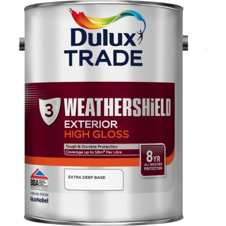 Dulux Trade Weathershield Exterior Gloss Extra Deep Base 5L