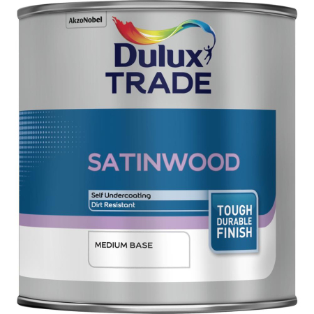 Dulux Trade Satinwood Medium Base 1L