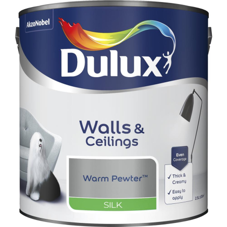 Dulux Silk Warm Pewter Paint 2.5L
