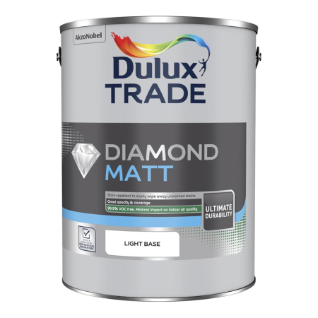 Dulux Trade Diamond Matt Light Base 5L