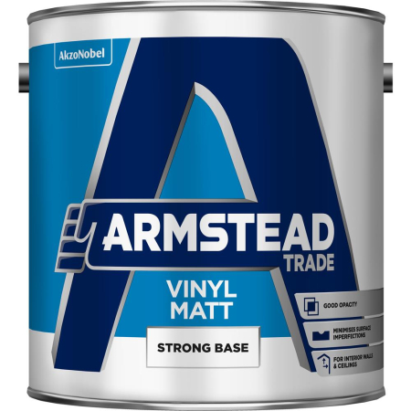 Armstead Trade Vinyl Matt 2.5L Strong Base Paint