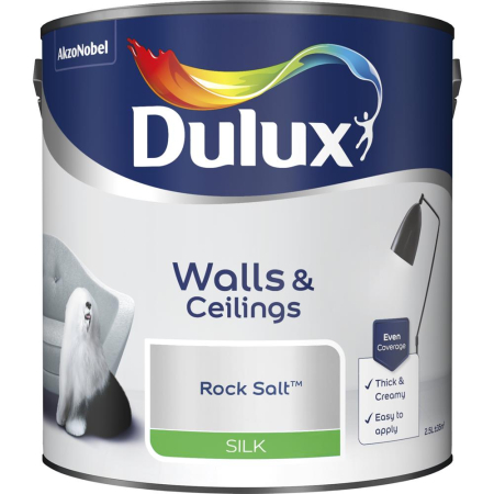 Dulux Silk Rock Salt Paint 2.5L