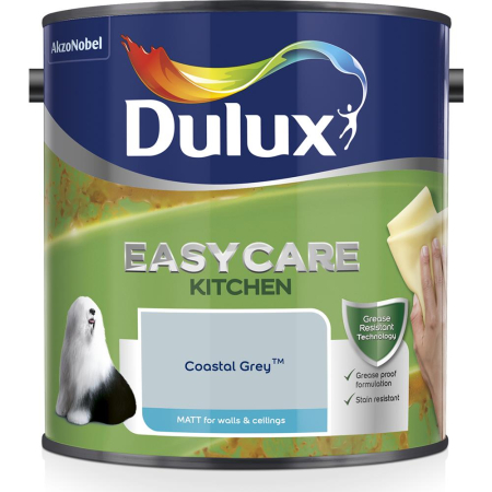 Dulux Easy Care Kitchenen Matt Coastal Grey 2.5L