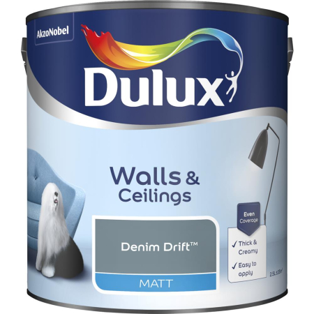 Dulux Matt Denim Drift Paint 2.5L