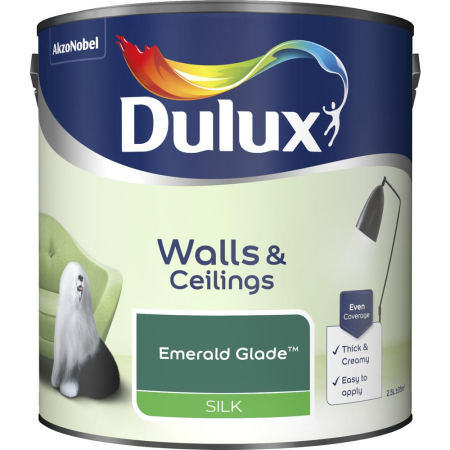 Dulux Silk Emerald Glade Paint 2.5L