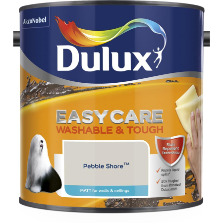 Dulux Easycare Washable & Tough Matt Paint Pebble Shore 2.5L