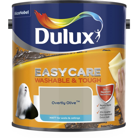 Dulux Easycare Washable & Tough Matt Overtly Olive 2.5L
