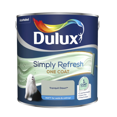 Dulux Simply Refresh One Coat Matt Paint Tranquil Dawn 2.5L