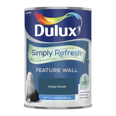 Dulux Simply Refresh One Coat Feature Wall Indigo Shade 1.25L